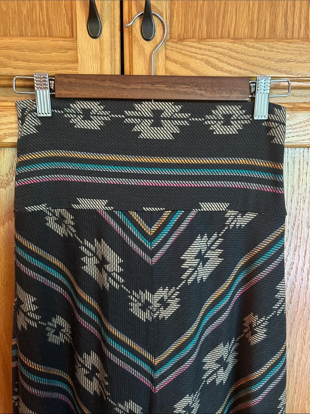 Mossimo Aztec-Pattern Maxi Skirt - Picture 2 of 4